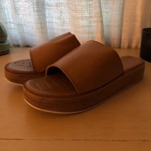 James Smith Stevie Stacked Slide Sandal